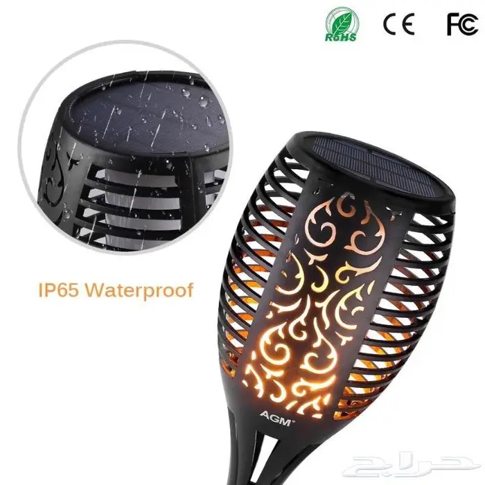 انارة غرس شعله بالطاقه الشمسيه الحجم الكبير 3 قواعد 5