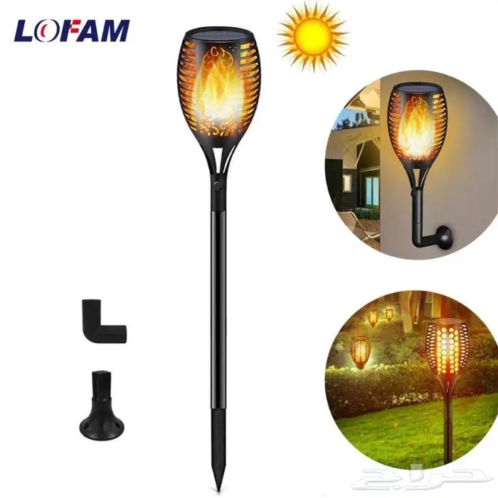 انارة غرس شعله بالطاقه الشمسيه الحجم الكبير 3 قواعد 6