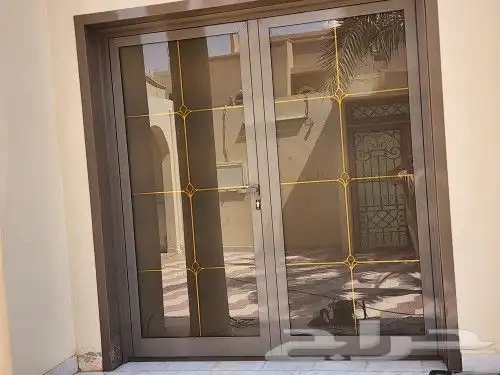 شبابيك المنيوم كرديون سكريت جلد ابواب 6