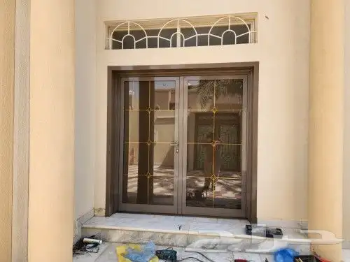 شبابيك المنيوم كرديون سكريت جلد ابواب 0