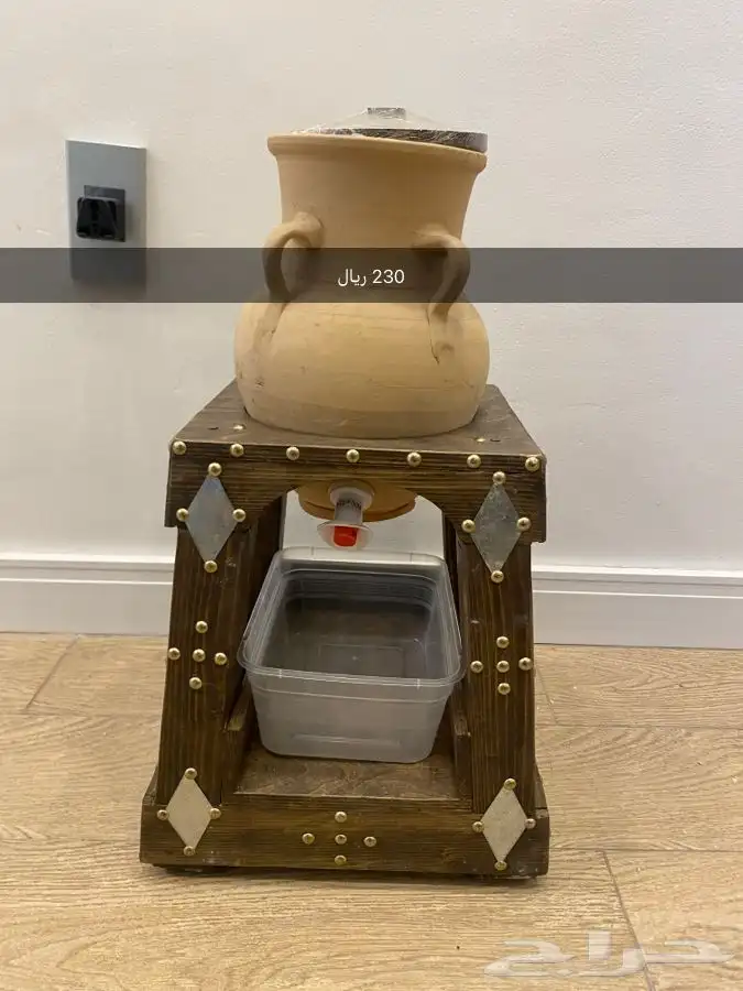 جرة ماء من طين ابيض - زير ماء فخار للبيع 47