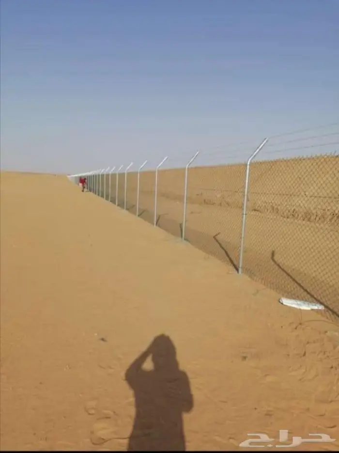 تسوير المزارع والأراضي بالشبوك والقماش 1