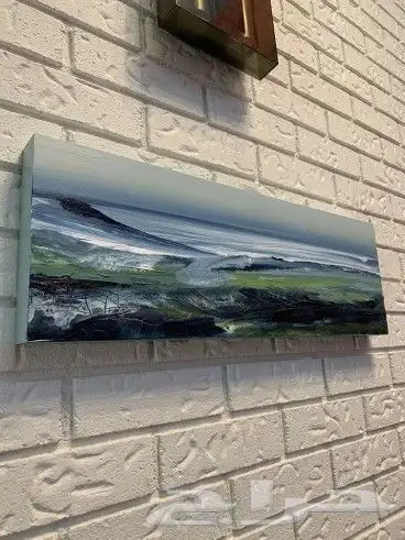 رسم يدوي لوحات فنيه مودرن محميه بطبقه ريزاين زجاجية 2