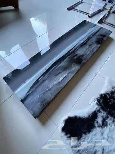 رسم يدوي لوحات فنيه مودرن محميه بطبقه ريزاين زجاجية 1