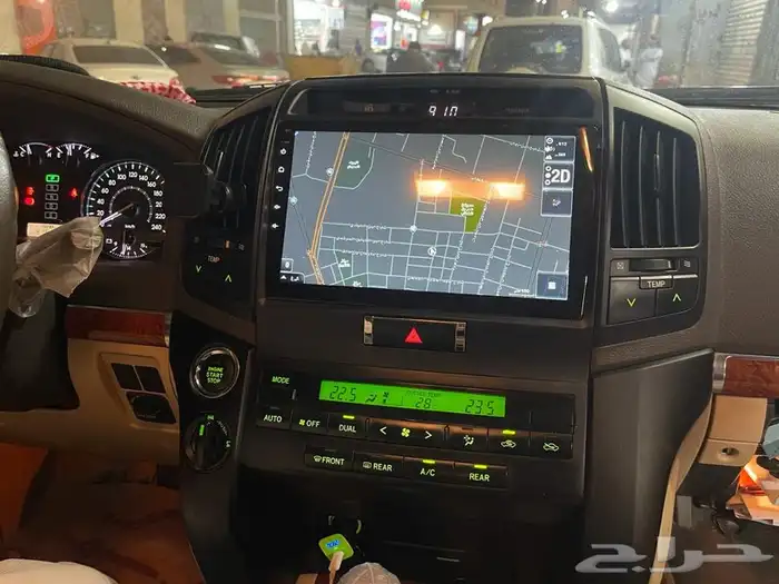 شاشة لاندكروزر 2015 اندرويد 10 انش 3
