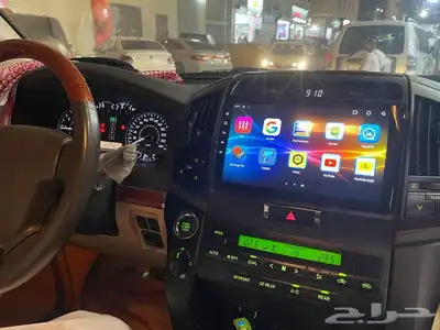 شاشة لاندكروزر 2015 اندرويد 10 انش 4