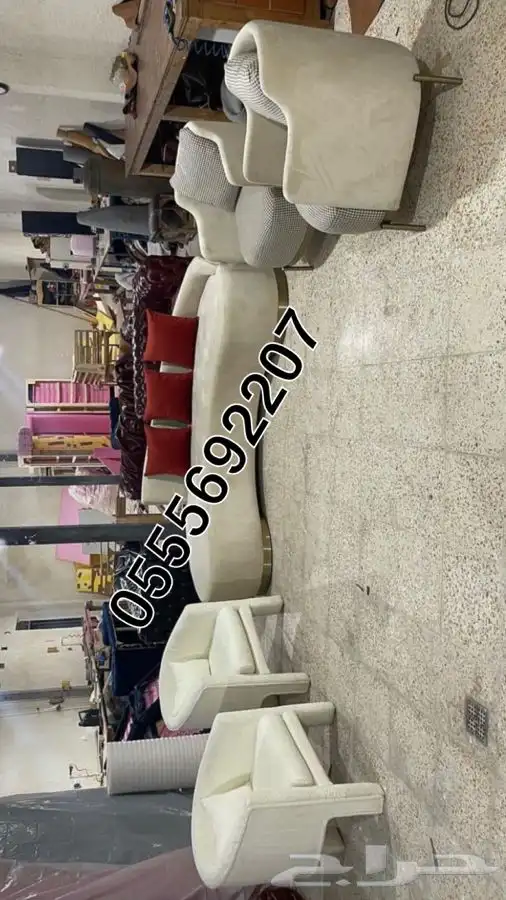 كراسي كنب لاونج كافيهات مطاعم مجالس ملكي زان مصري ضمان 58