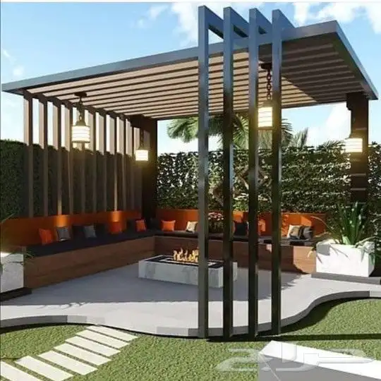 تصميم مظلات و جلسات 3