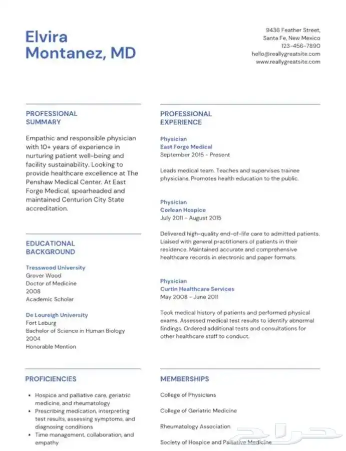 سيرة ذاتيه ATS CV 0