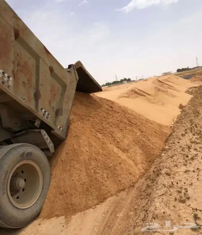 رمل احمر دفان تربه زراعية ازفلت مقشور 9