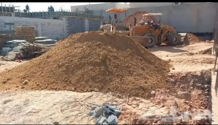 رمل احمر دفان تربه زراعية ازفلت مقشور 14