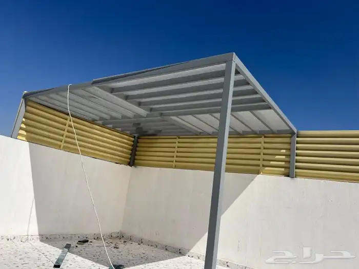 ساتر حديد شرايح _سواتر مجدول _مظلات جلسات _مضلات سيارات 10