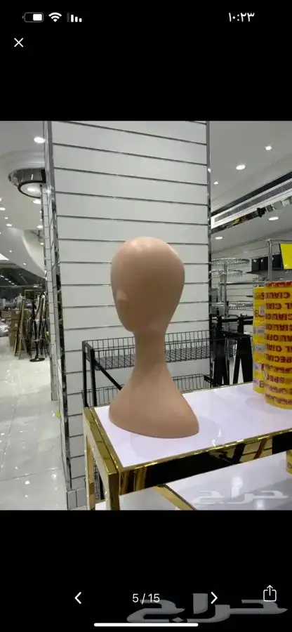 رأس مجسم نسائي. مجسم تايلندي قاعده 10