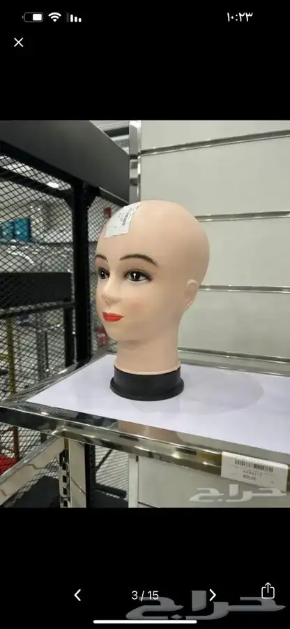 رأس مجسم نسائي. مجسم تايلندي قاعده 14