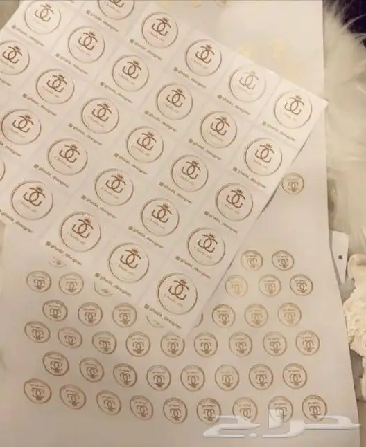 مطابع طباعه استيكر كروت شخصية بوكسات ورق لوغو اختام اكواب 2
