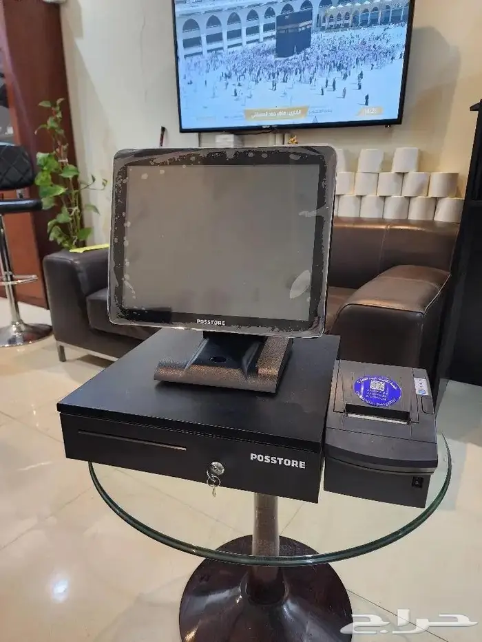 جهاز كاشير لمس جديد مع البرنامج يدعم الفاتورة الاكترونية 0
