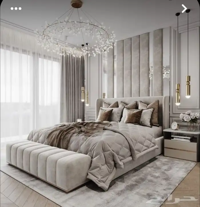 تصميم-غرف نوم-اثاث-بيدروم-تصميم داخلي-ديكور-تصميم ديكور-فلل 1