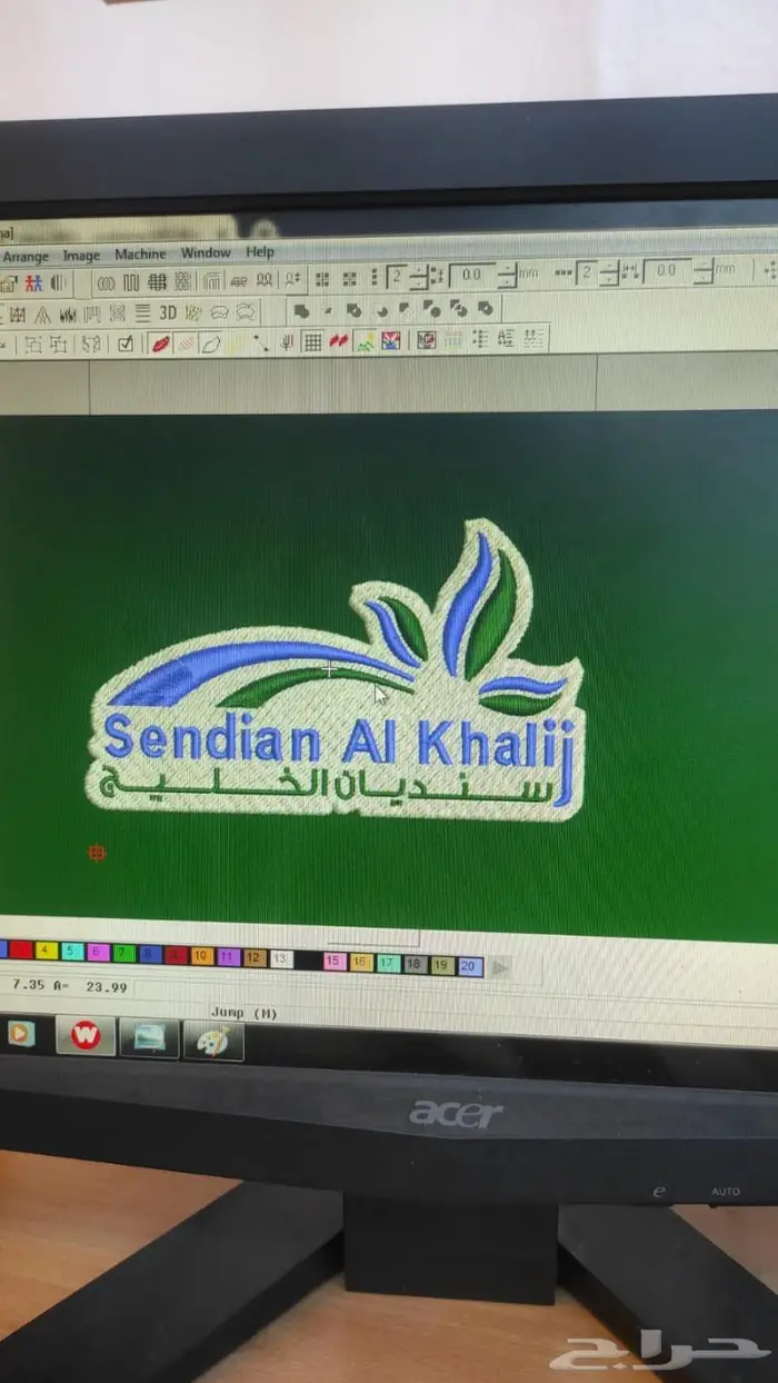 خدمة التصميم والتطريز 36