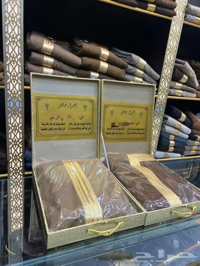 درع تخرج صندوق سيف طقم هدية رجالي بشت شتوي زواج فروة 4