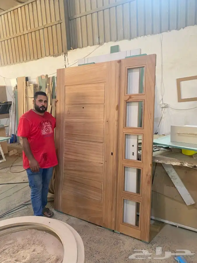 ابواب خشب تفصيل 32