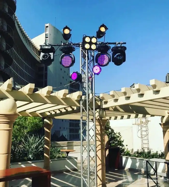 افتتاح و ليزر و بالون و تراس و سمعات 3