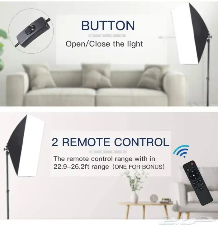 إضاءة تصوير سوفت بوكس يتوفر تقسيط 1