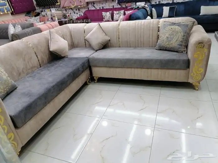 تفصيل الكنب والمجالس والستائر والمساند حسب الطلب 7
