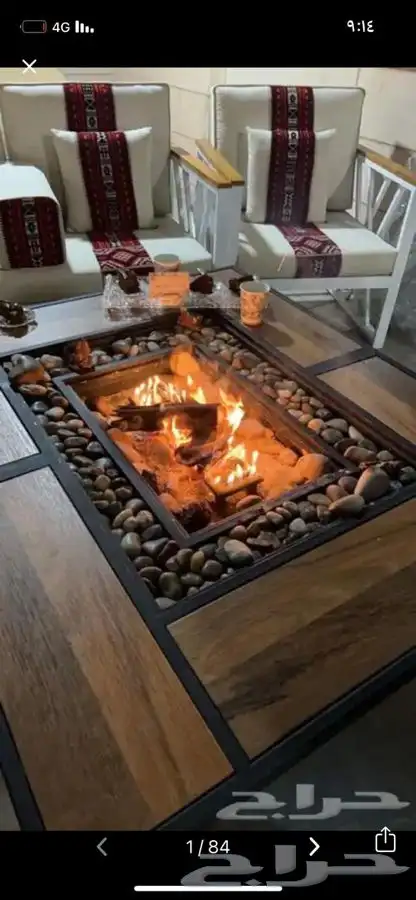 طاولات تدفئه غاز وحطب وللمقاهي والحدائق 22