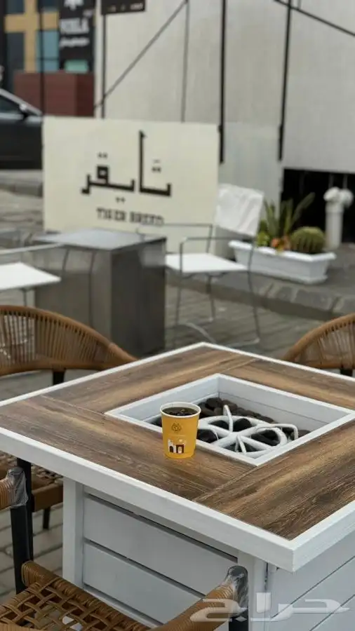 طاولات تدفئه غاز وحطب وللمقاهي والحدائق 0