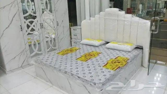غرف نوم دوليب تسريحات كمدينات سرير نفرنفرين تفصيل أسعرممتازه 8