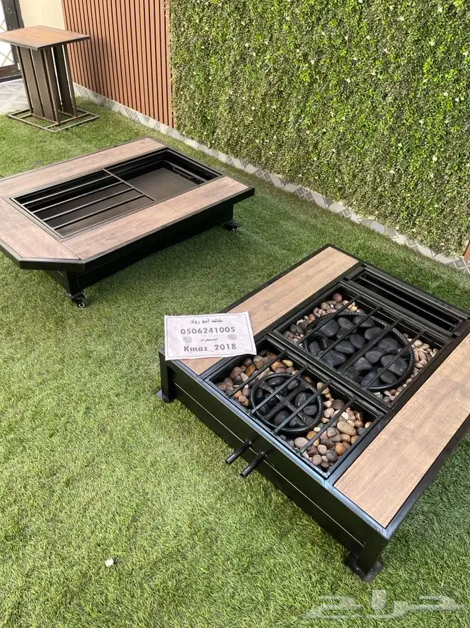 طاولات تدفئه غاز وحطب وللمقاهي والحدائق 34