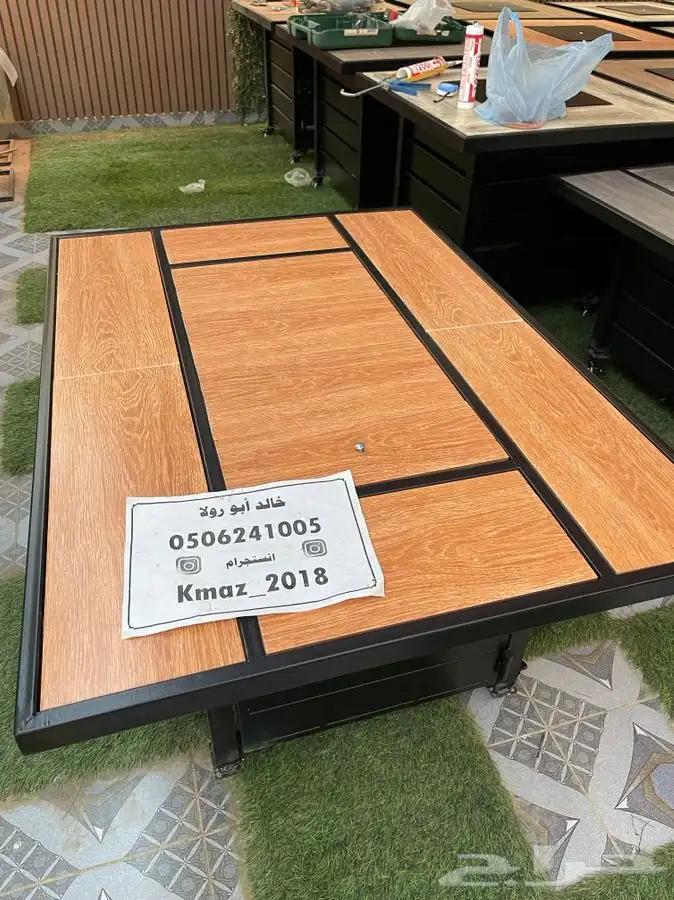 طاولات تدفئه غاز وحطب وللمقاهي والحدائق 8
