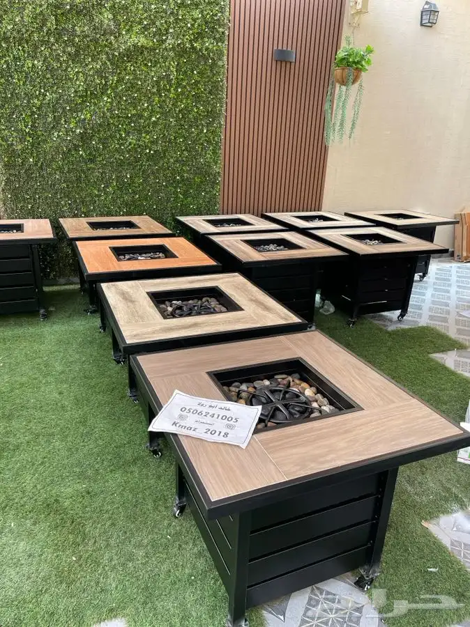 طاولات تدفئه غاز وحطب وللمقاهي والحدائق 9