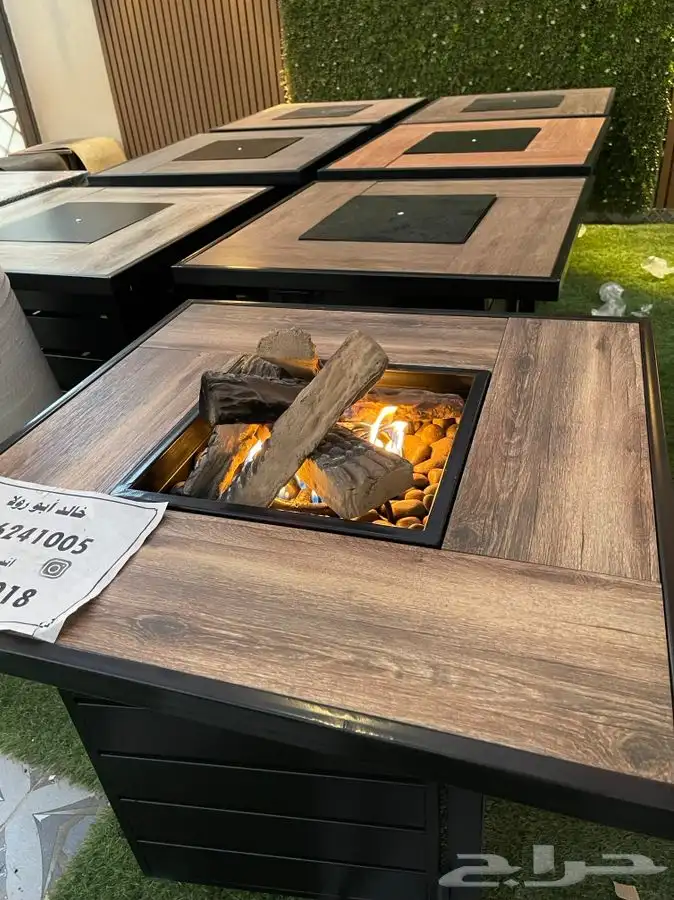طاولات تدفئه غاز وحطب وللمقاهي والحدائق 5