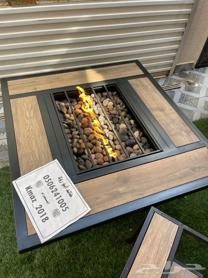 طاولات تدفئه غاز وحطب وللمقاهي والحدائق 14