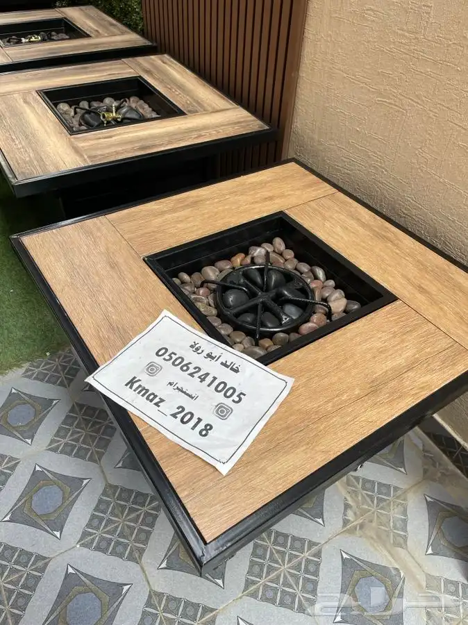 طاولات تدفئه غاز وحطب وللمقاهي والحدائق 10