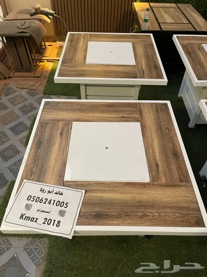 طاولات تدفئه غاز وحطب وللمقاهي والحدائق 28