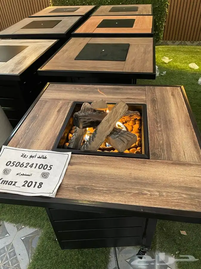 طاولات تدفئه غاز وحطب وللمقاهي والحدائق 6