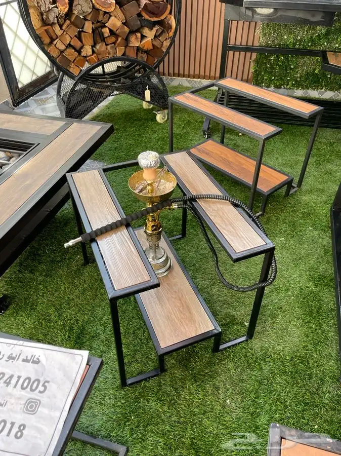 طاولات تدفئه غاز وحطب وللمقاهي والحدائق 15