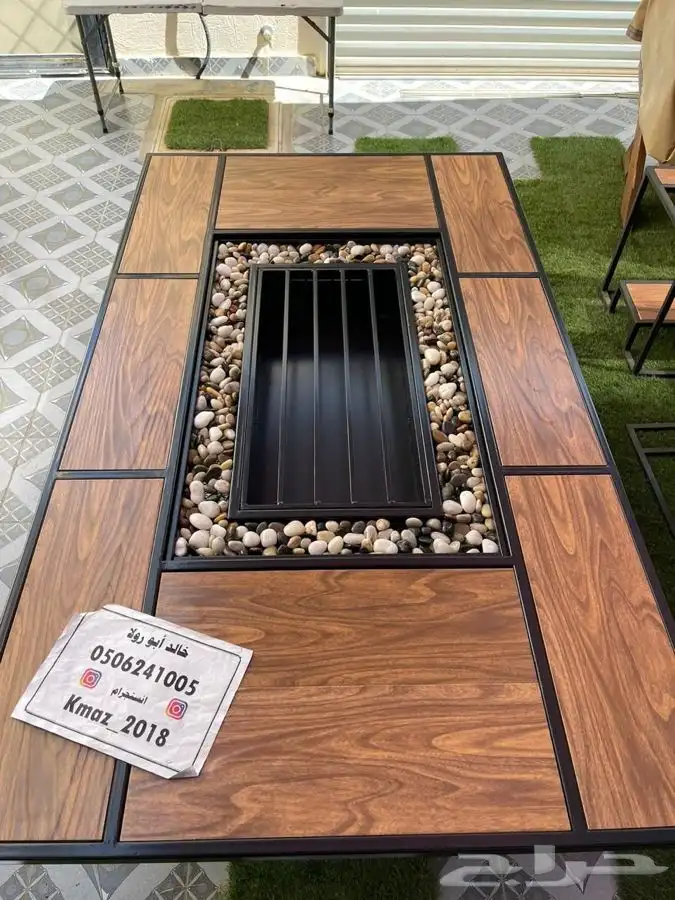 طاولات تدفئه غاز وحطب وللمقاهي والحدائق 39