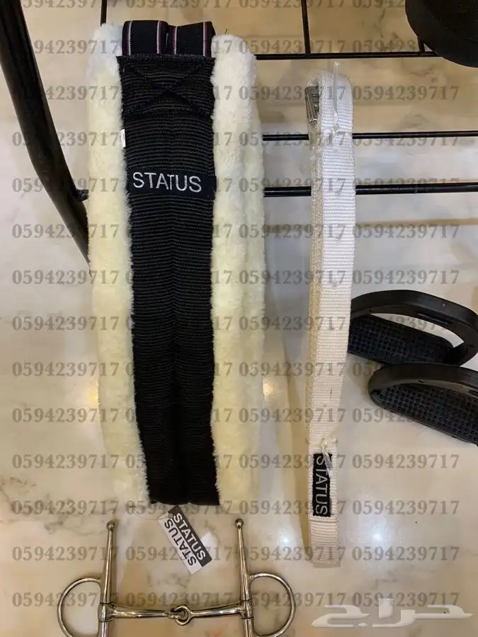 طقم سرج ستيتوس اسود ب اقل سعر لجام صدرية تحمل سباق لباده 19
