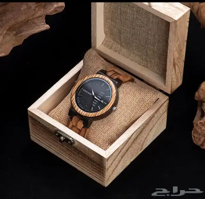 ساعة يد خشبيه 3