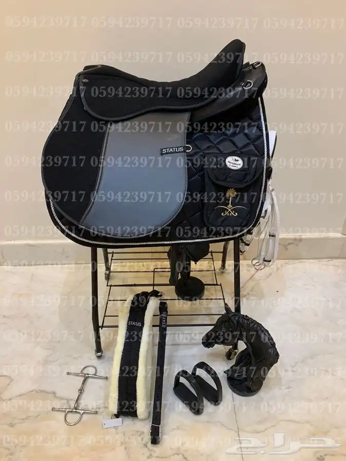 طقم سرج ستيتوس جميع مستلزمات الخيل متوفره توصيل مجاني 7