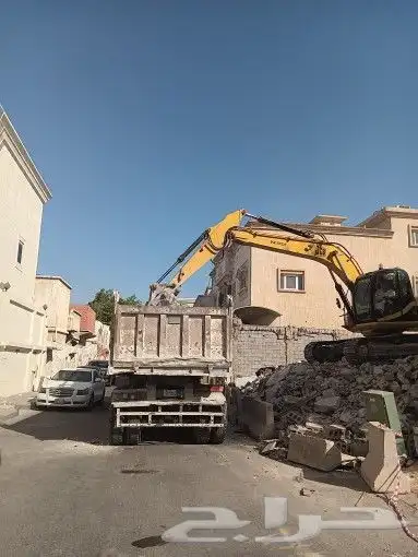 هدم مباني وترحيل الانقاض مخلفات البناء وحفر ودفان الارضيه 0