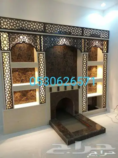 مشبات رخام مشب طوب اوجار مدافئ مدخنه مداخن مشب 31
