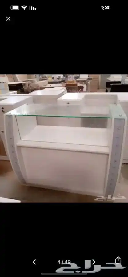 كاشيرات. طاولات عرض بترينات تفصيل خشب 3