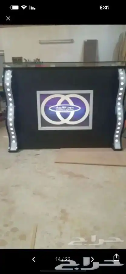 كاشيرات. طاولات عرض بترينات تفصيل خشب 9