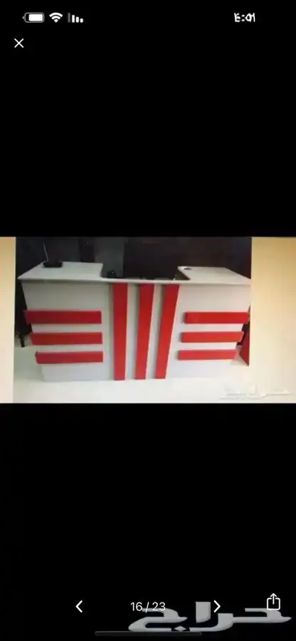 كاشيرات. طاولات عرض بترينات تفصيل خشب 7