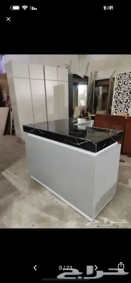 كاشيرات. طاولات عرض بترينات تفصيل خشب 14