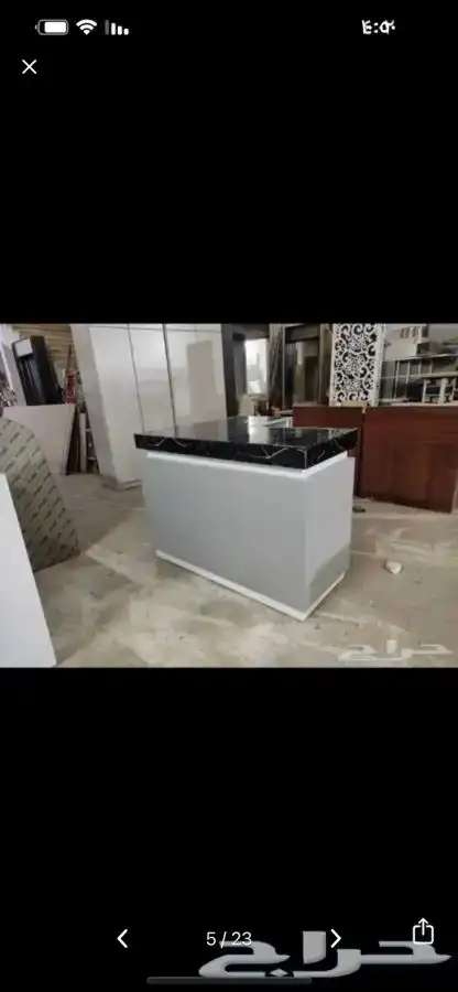 كاشيرات. طاولات عرض بترينات تفصيل خشب 18